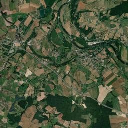 Vue aérienne des environs de Les LOGES de DIOU  - Halte camping  "VAN LIFE"