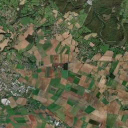 Vue aérienne des environs de Camping à la ferme "Mon Repos"