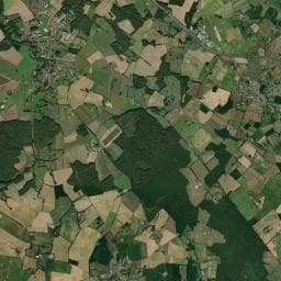 Vue aérienne des environs de Camping à Fleuré