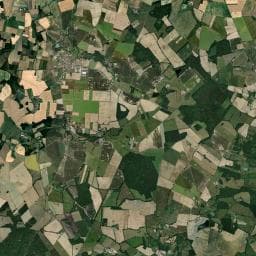 Vue aérienne des environs de Camping du Mouchet