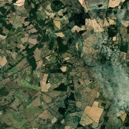Vue aérienne des environs de Camping Le Pré aux Loups