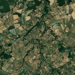 Vue aérienne des environs de Camping Vallée de Lignac