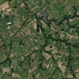 Vue aérienne des environs de Camping Municipal de Ligny