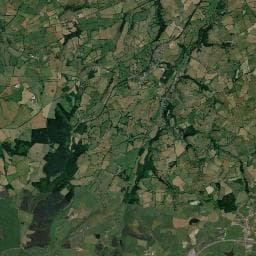 Vue aérienne des environs de Aire de camping-car à Tronget