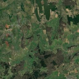 Vue aérienne des environs de Aire de Camping-car La Vineuse