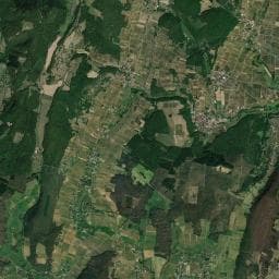 Vue aérienne des environs de SAS 3E Camping des Grottes