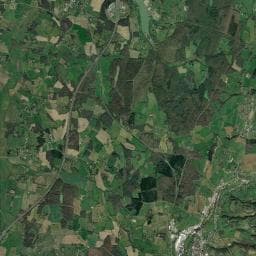 Vue aérienne des environs de Le Domaine de Louvarel