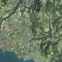 Vue aérienne des environs de Le Bivouac