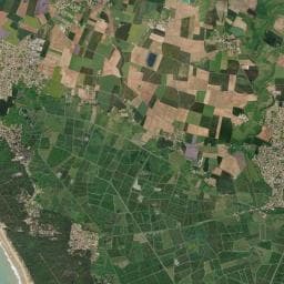 Vue aérienne des environs de La Michenotière