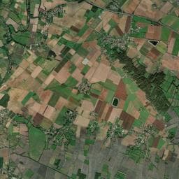 Vue aérienne des environs de Étape France Passion - Aire de camping-car L'Oasis de la Rosée