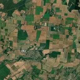 Vue aérienne des environs de Aire de services pour camping-cars de Pamproux