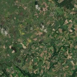 Vue aérienne des environs de Camping