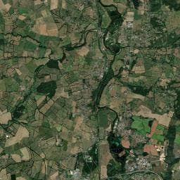 Vue aérienne des environs de Aire de camping-car à Verneix