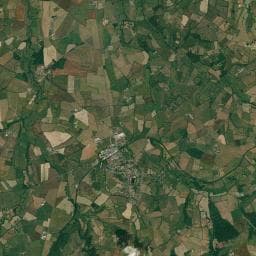Vue aérienne des environs de Aire d'accueil Villefranche-d'Allier