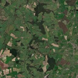 Vue aérienne des environs de Maison du randonneur