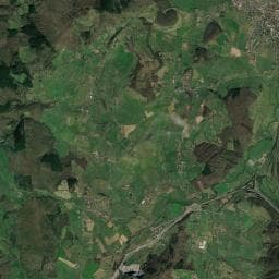 Vue aérienne des environs de Aire de Camping-car Chateau