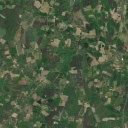 Vue aérienne des environs de Aire Camping-car Le Grand Ronjon
