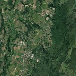 Vue aérienne des environs de Aire Arinthod