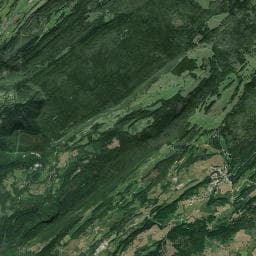 Vue aérienne des environs de Aire de camping-car à Septmoncel les Molunes
