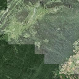 Vue aérienne des environs de La Vesancière