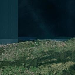 Vue aérienne des environs de Camping le Rys