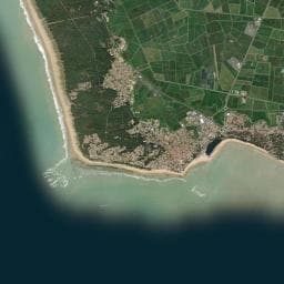 Vue aérienne des environs de Le Pacific