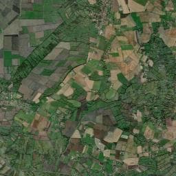 Vue aérienne des environs de Aire de camping-car à Maillezais