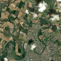 Vue aérienne des environs de So Space