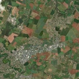 Vue aérienne des environs de Plaisirs Fermiers à Mendès France