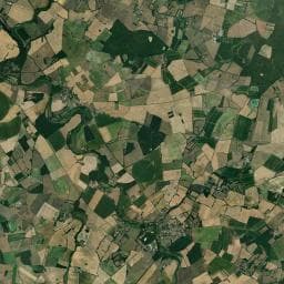 Vue aérienne des environs de Camping Le Serbon