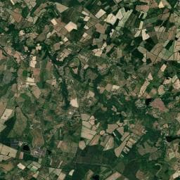 Vue aérienne des environs de Camping du Lac