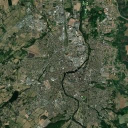 Vue aérienne des environs de Place de la Fraternité - Montluçon