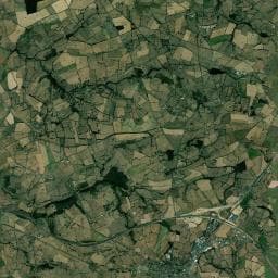Vue aérienne des environs de Camping La Charvière