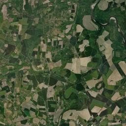 Vue aérienne des environs de Aire de stationnement Verneuil-en-Bourbonnais