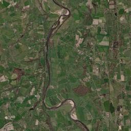 Vue aérienne des environs de Bonnand – bord du canal Luneau