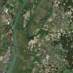 Vue aérienne des environs de Camping Municipal De Mâcon