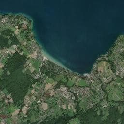 Vue aérienne des environs de Le col Vert