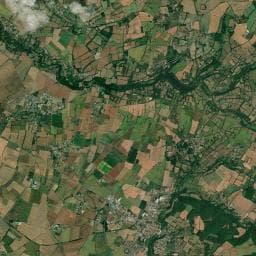 Vue aérienne des environs de Domaine du Lambon