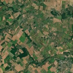 Vue aérienne des environs de abri de cantonnier