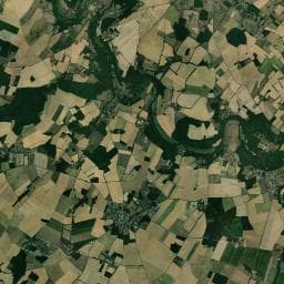 Vue aérienne des environs de Aire de stationnement camping-car de Romagne