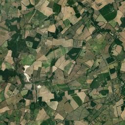 Vue aérienne des environs de Aire de camping-car à Payroux (2)