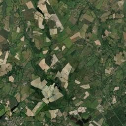 Vue aérienne des environs de Parking nuit — Adriers