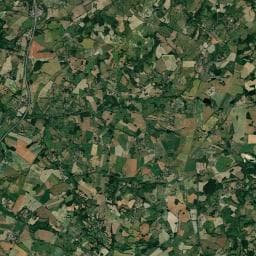 Vue aérienne des environs de Aire d'accueil camping-car de Boismandé