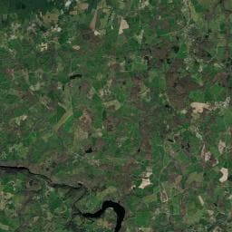 Vue aérienne des environs de Le Péchadoire