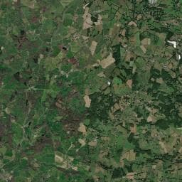 Vue aérienne des environs de Camping La Roussille