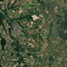 Vue aérienne des environs de À la ferme Grenouillat