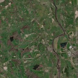 Vue aérienne des environs de Aire de camping-car Marcigny