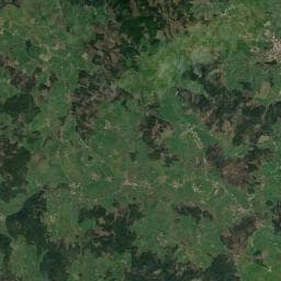 Vue aérienne des environs de Camping de Matour
