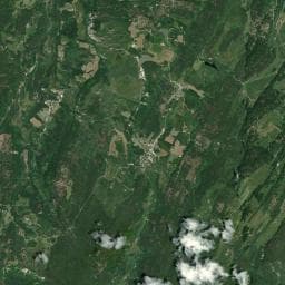 Vue aérienne des environs de Aire de camping-car à Lélex