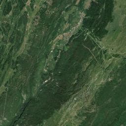 Vue aérienne des environs de Camping à Lélex